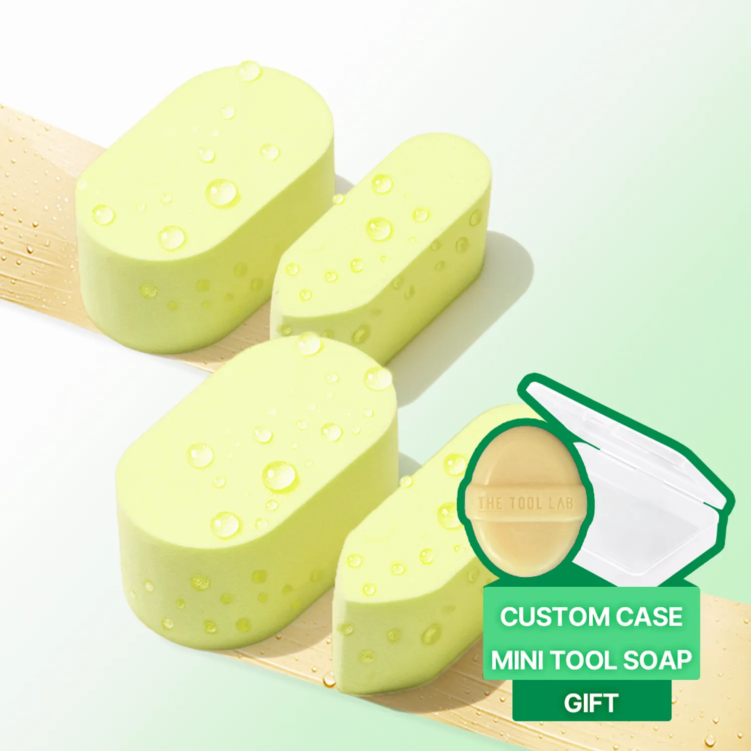 ★OY EXCLUSIVE★ THE TOOL LAB Happyrim Sponge 4P (Bullet 2P + Jumbo 2P)