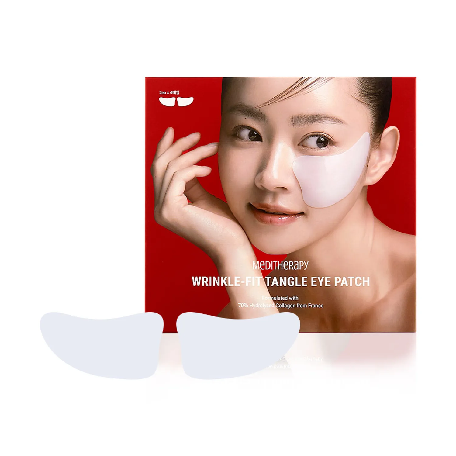 Meditherapy Wrinkle-Fit Tangle Eye Patch 4 Servings