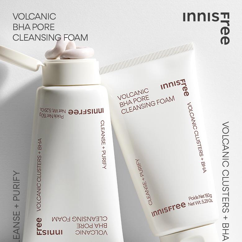 INNISFREE Volcanic BHA Pore Cleansing Foam 130g Double Pack