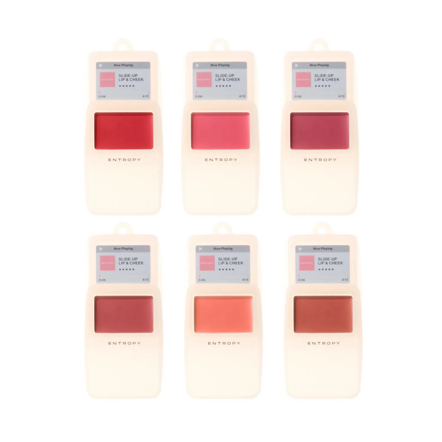 ENTROPY makeup Slide-Up Lip & Cheek Smoothie Edition (6 Colors)