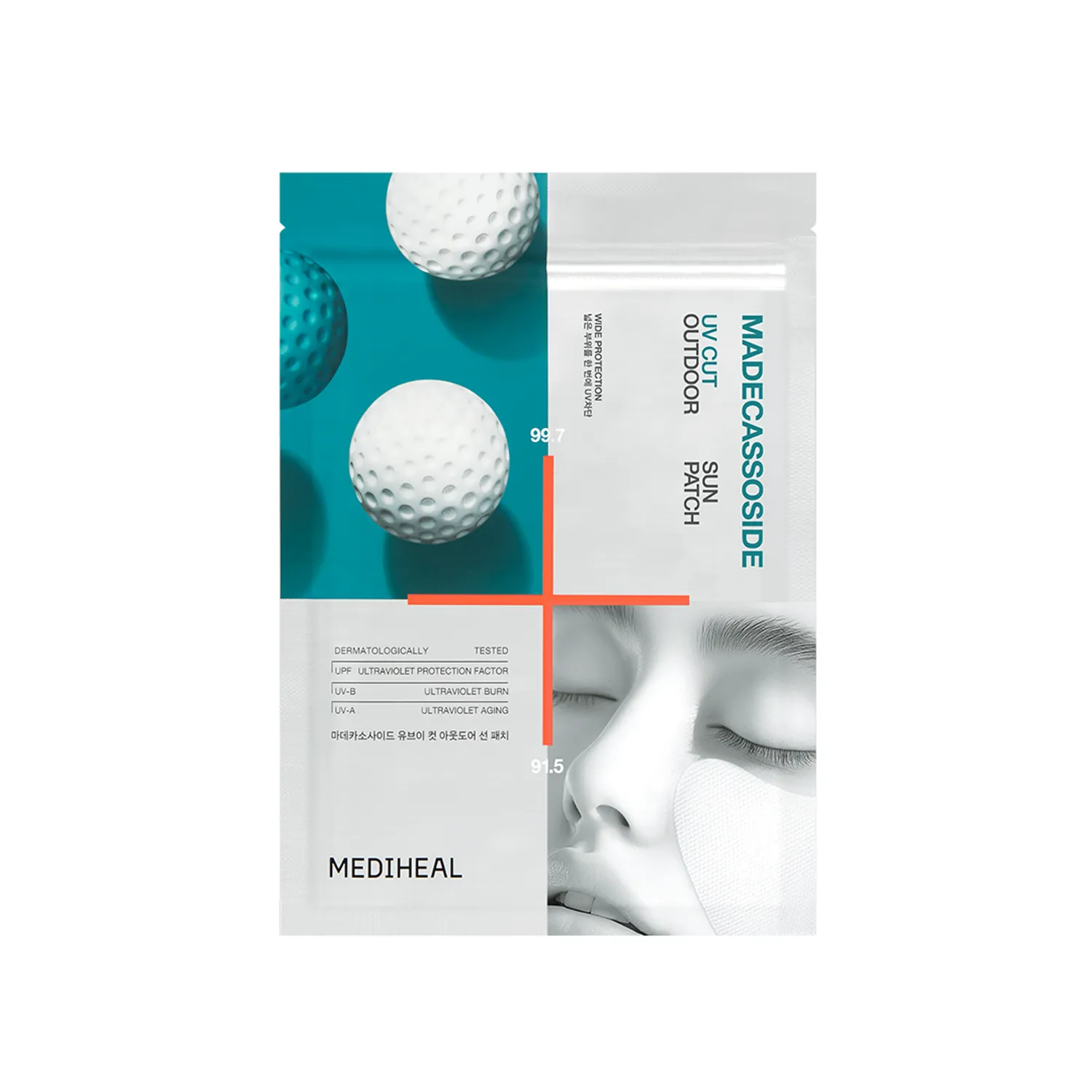 MEDIHEAL Madecassoside UV Cut Outdoor Sun Patch 4P [Wide Protection]