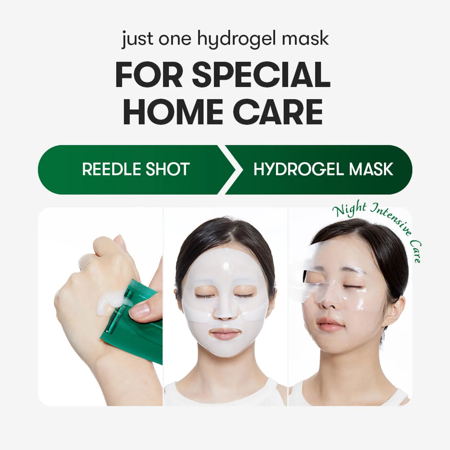 VT Color Reedle Shot 100 2Step Hydrogel Mask Sheet 1ea (Collagen/Vita/Hydrop/Reti-A/ProCica)