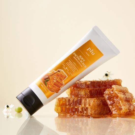plu Soft Facial Scrub Honey & Sugar 100g