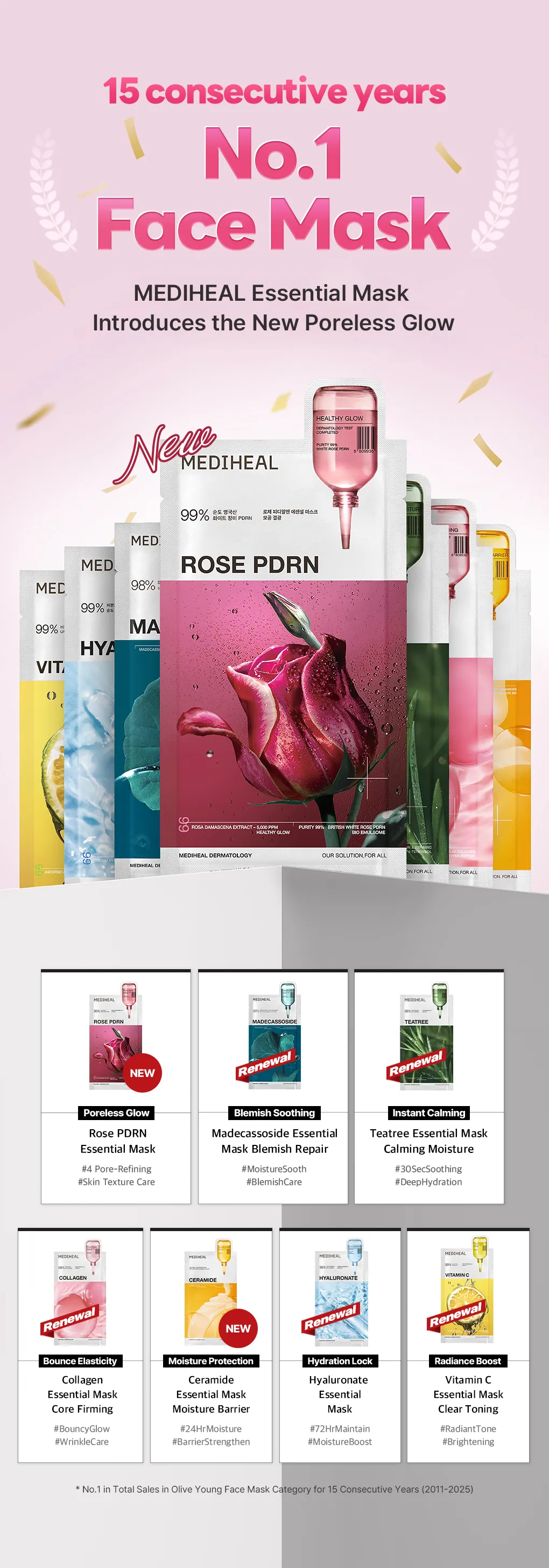 MEDIHEAL Essential Mask Sheet 10ea