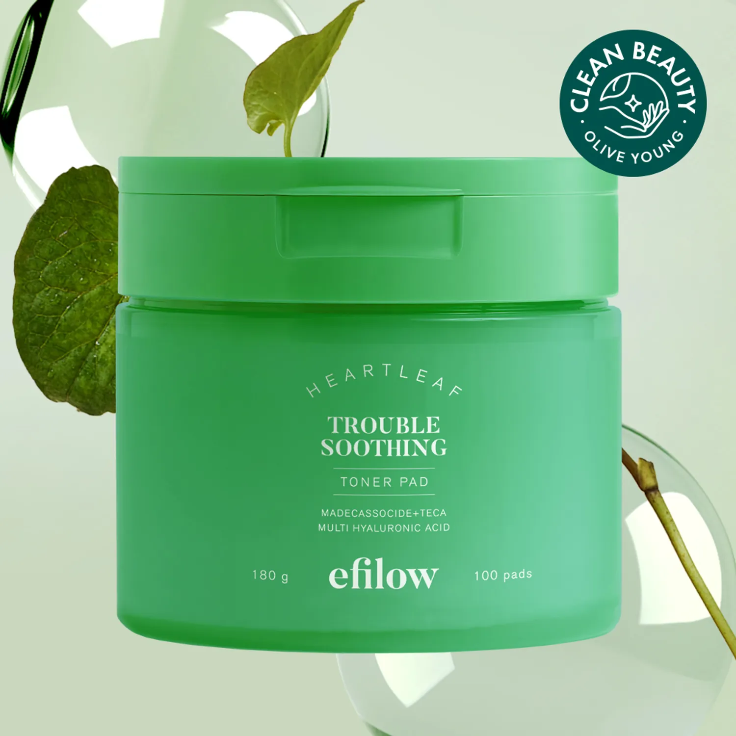 efilow Heartleaf Biome Trouble Calming Pad 100P