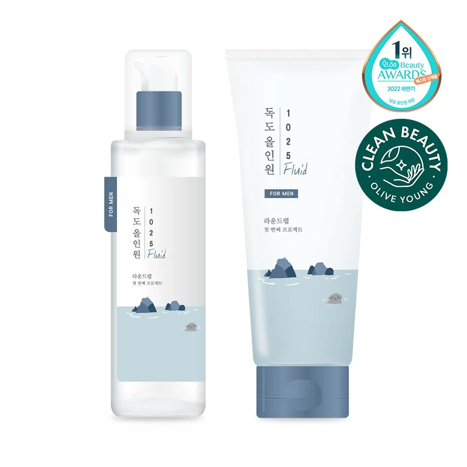 ROUND LAB For Men 1025 Dokdo All In One Fluid 200mL Double Pack