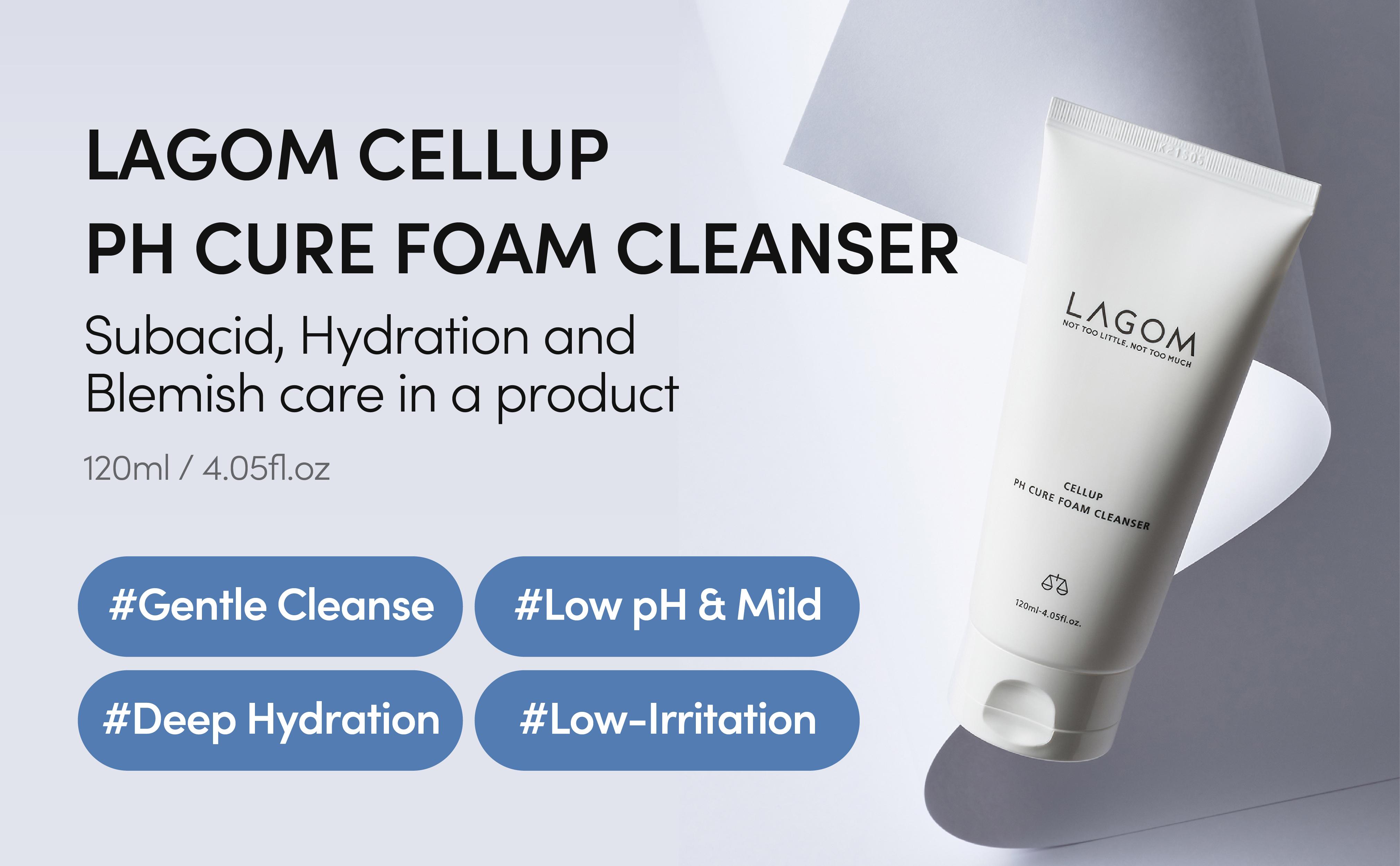 Lagom Cellup pH Cure Foam Cleanser 120mL