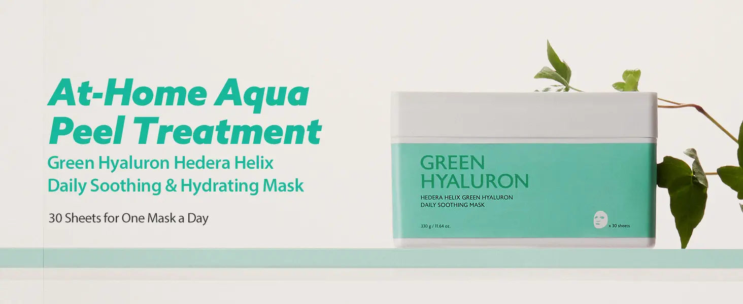 Milk Touch Hedera Helix Green Hyaluron Daily Soothing Mask 330g (30P)