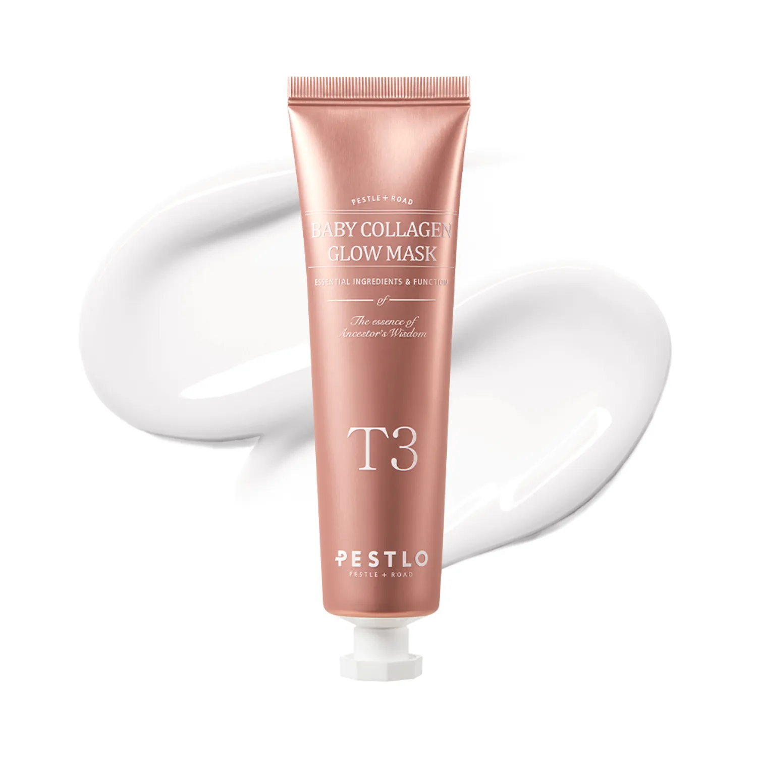 pestlo T3 Baby Collagen Glow Mask 50ml Set (+Jelly Brush)