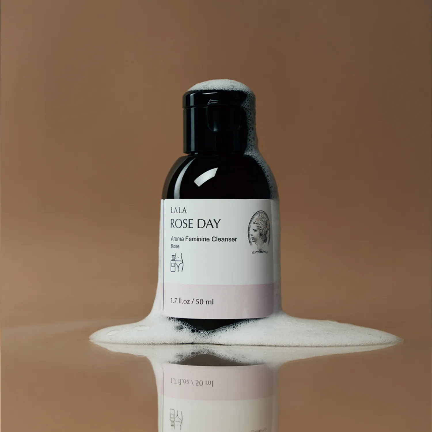 LALA ROSE DAY Travel Kit (Feminine Cleanser 50ml, Natural Therapy Oil 5ml)