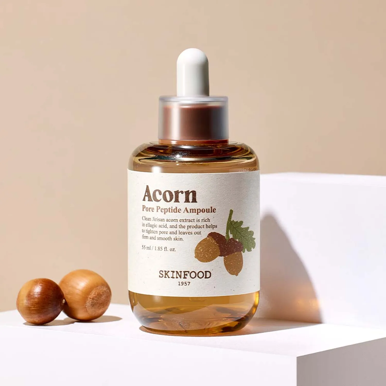 [Acorn Ampoule] SKINFOOD Acorn Pore Peptide Ampoule 55mL