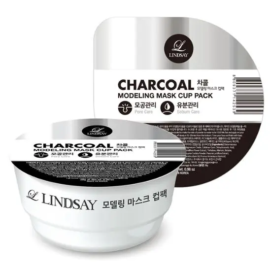 LINDSAY Modeling Mask Cup Pack 28g [Charcoal]