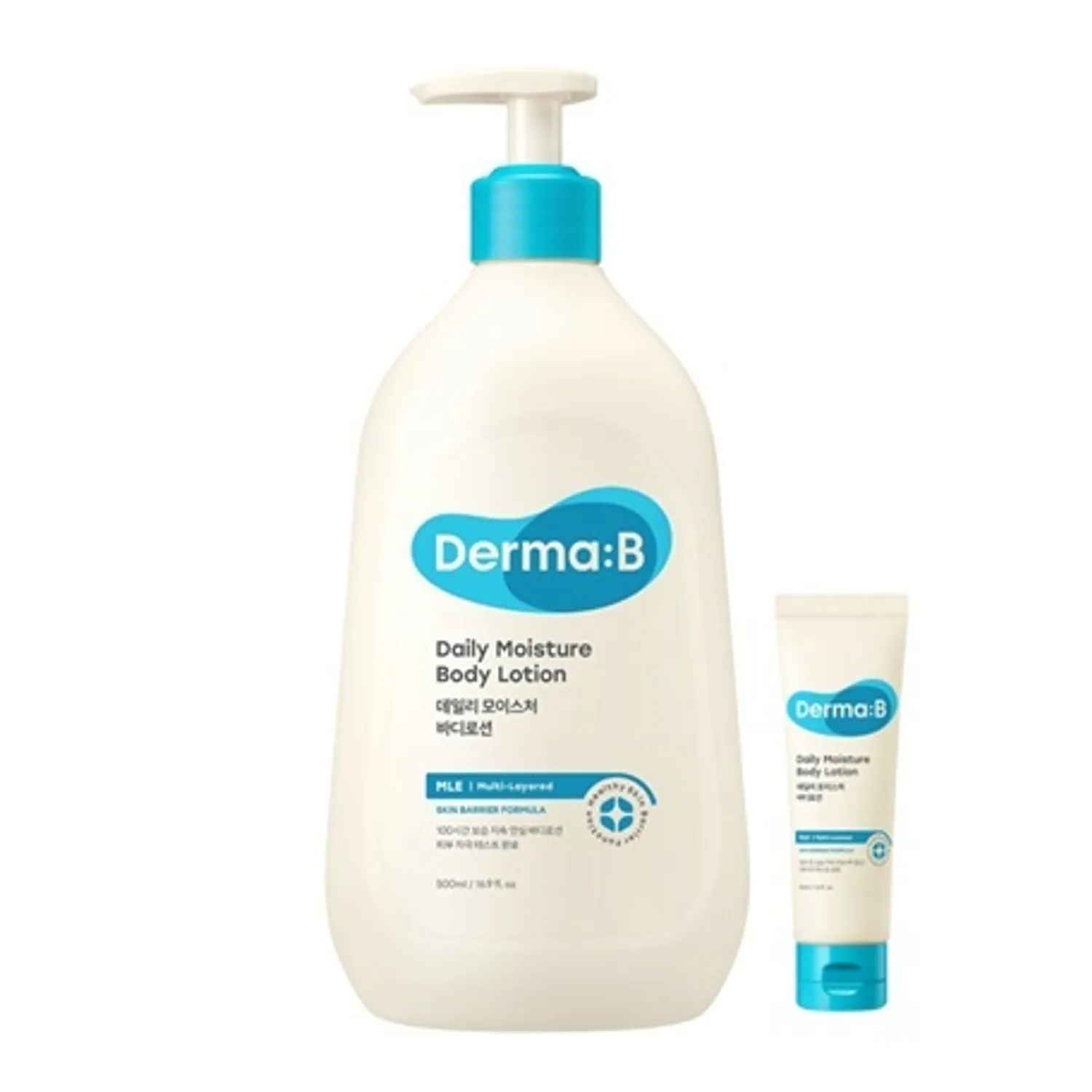 Derma B Daily Moisture Body Lotion 500ml Set (+50ml)