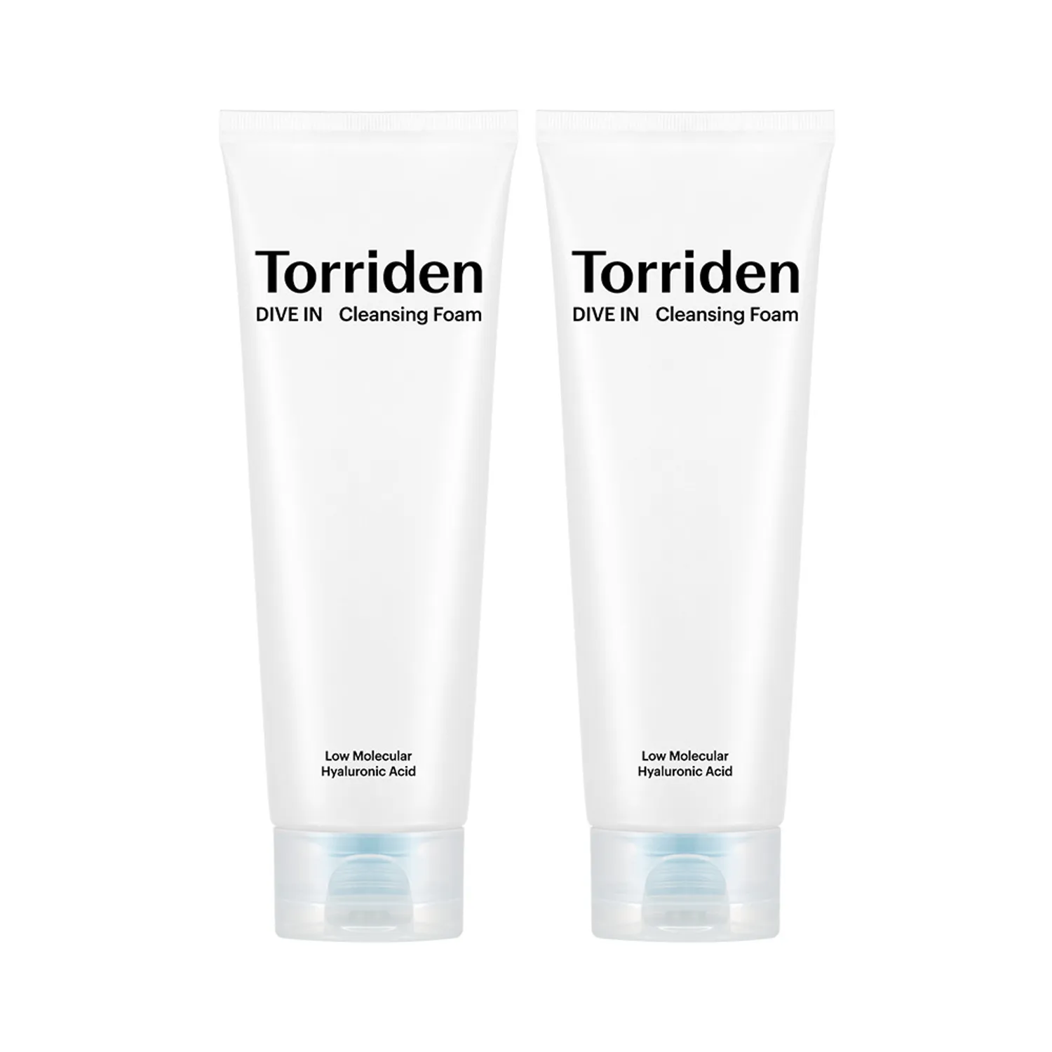[Upgraded] Torriden Dive In Low Molecular Hyaluronic Acid Cleansing Foam 150mL Double Set (+Cleansing Milk 55ml)
