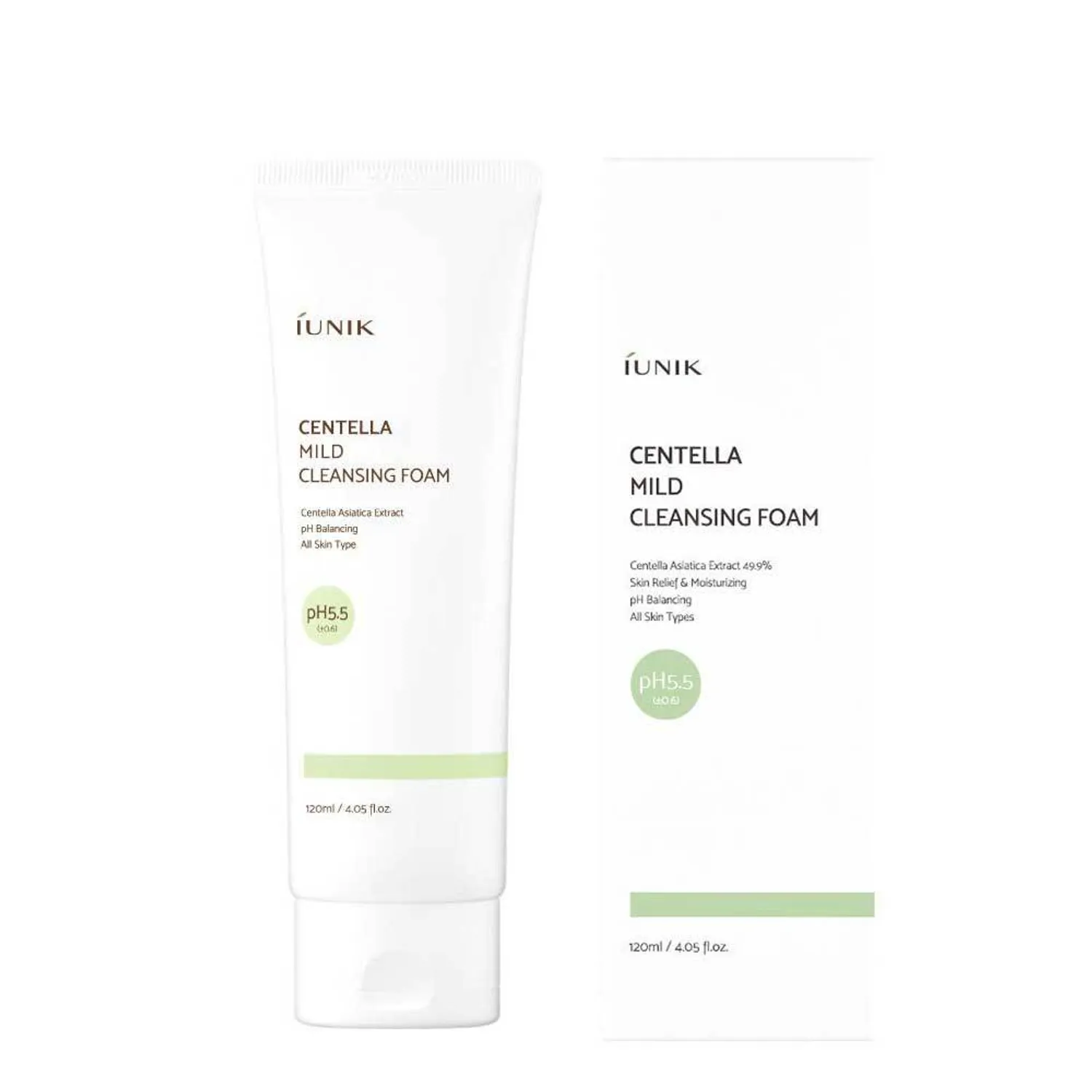 IUNIK Centella Mild Cleansing Foam 120ml