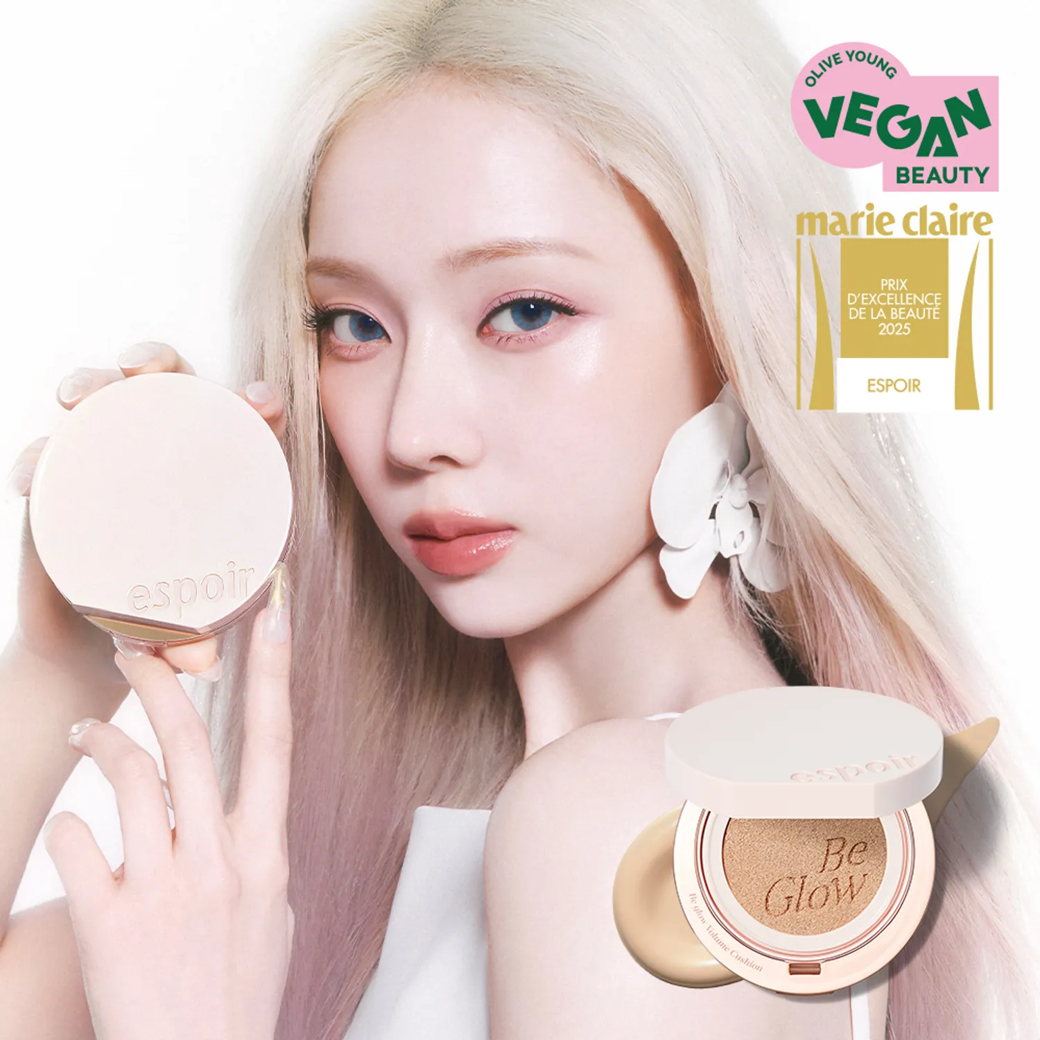 espoir Be Glow Volume Cushion Refill Set (10 Shades)