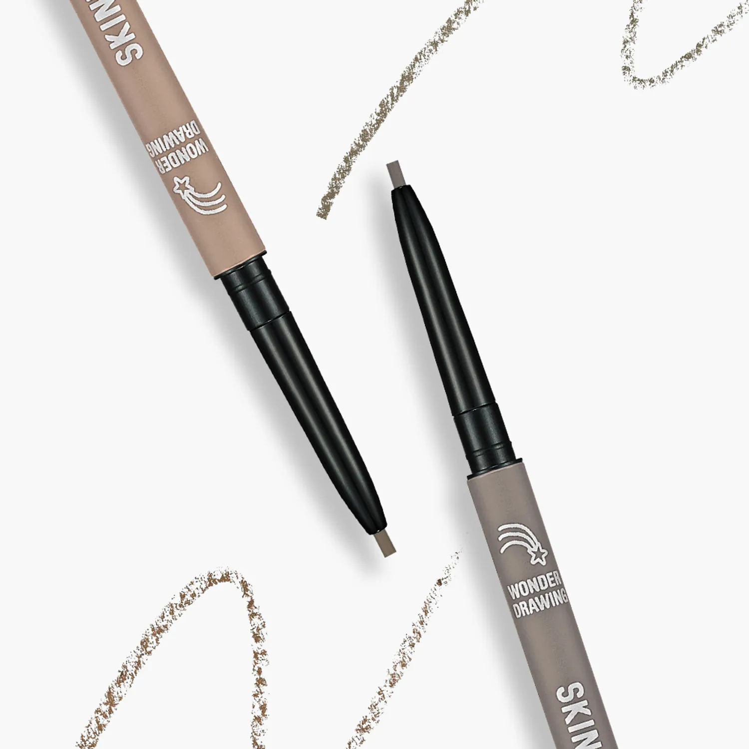 Holika Holika Wonder Drawing Skinny Eye Brow (5 Colors) (Set/Single)