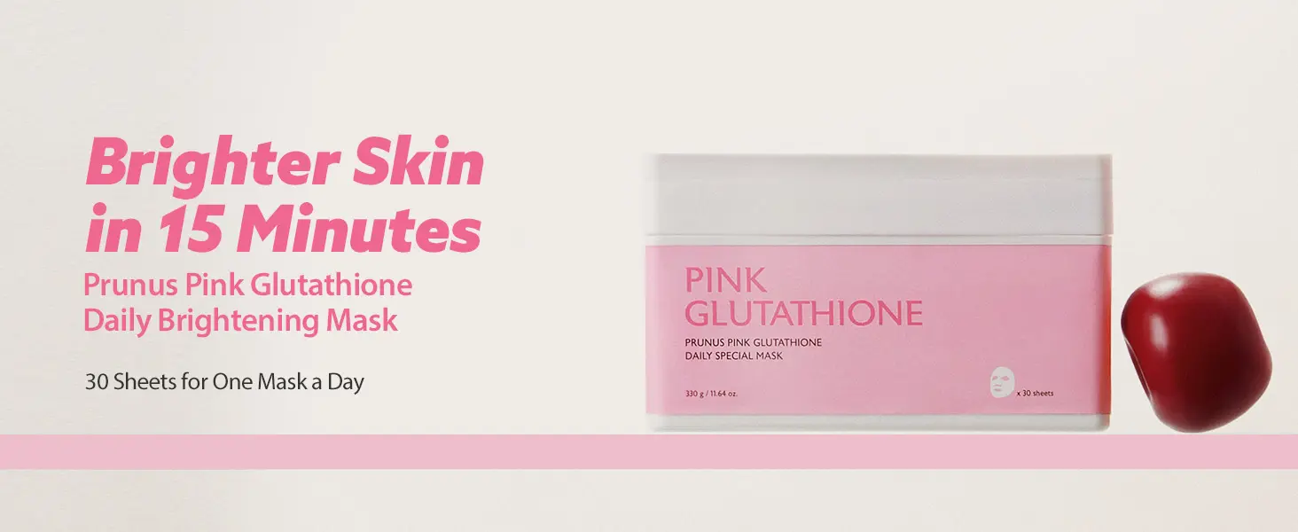 Milk Touch Prunus Pink Glutathione Daily Special Mask 330g (30P)