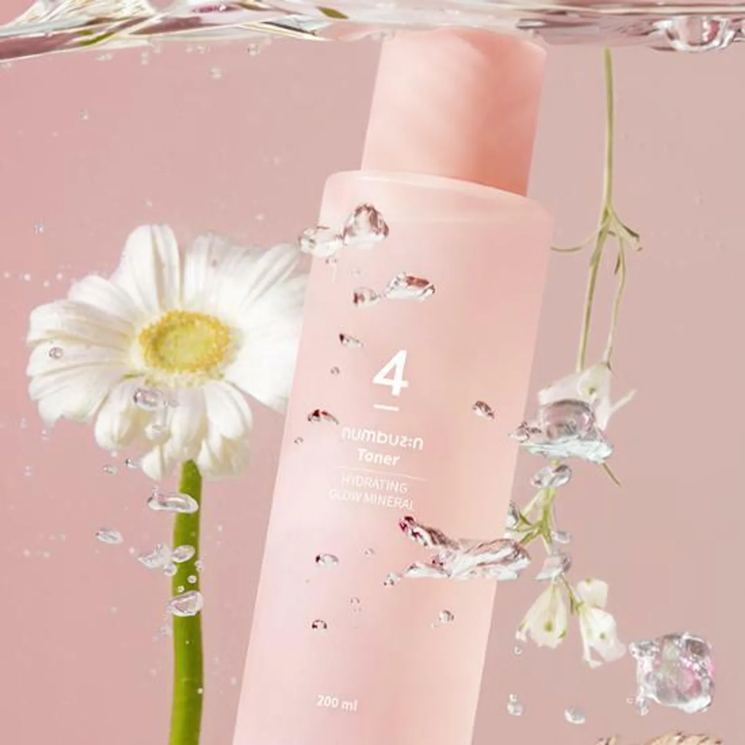 numbuzin No. 4. Hydrating Glow Mineral Toner 200mL Special Set (+Special Gift: 50mL)