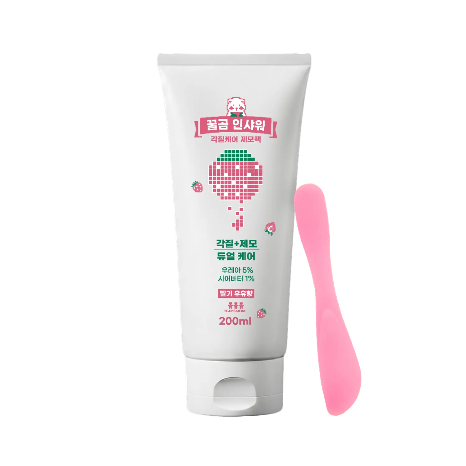 TeamSmore Honey Bear In-Shower Exfoliating Hair Removal Pack 200ml (Set/Single)