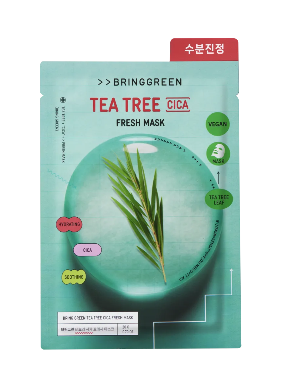 BRINGGREEN Fresh Mask Sheet 1P (3 Options)