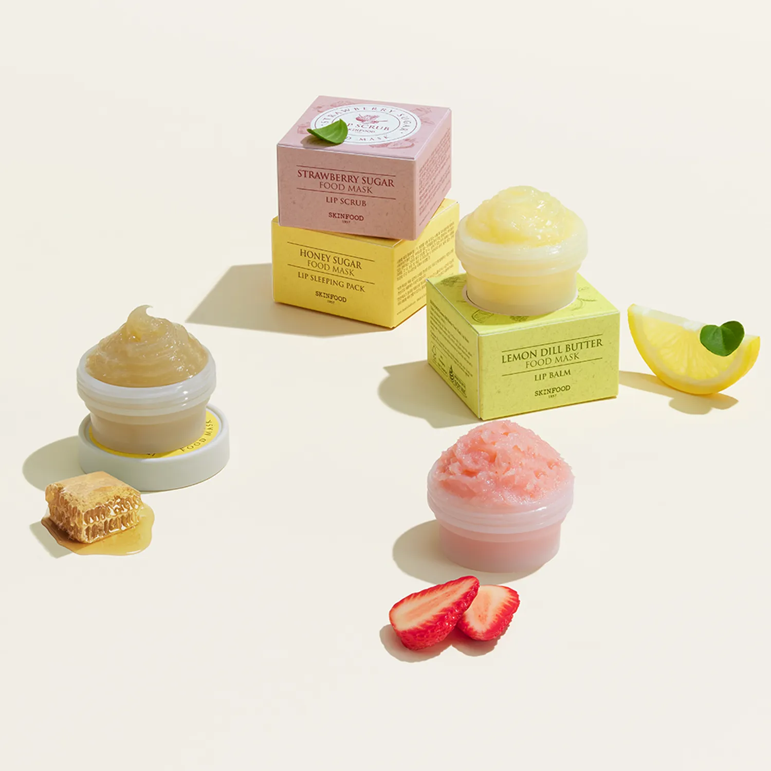 SKINFOOD Food Mask Lip Care 3 Types 21ml