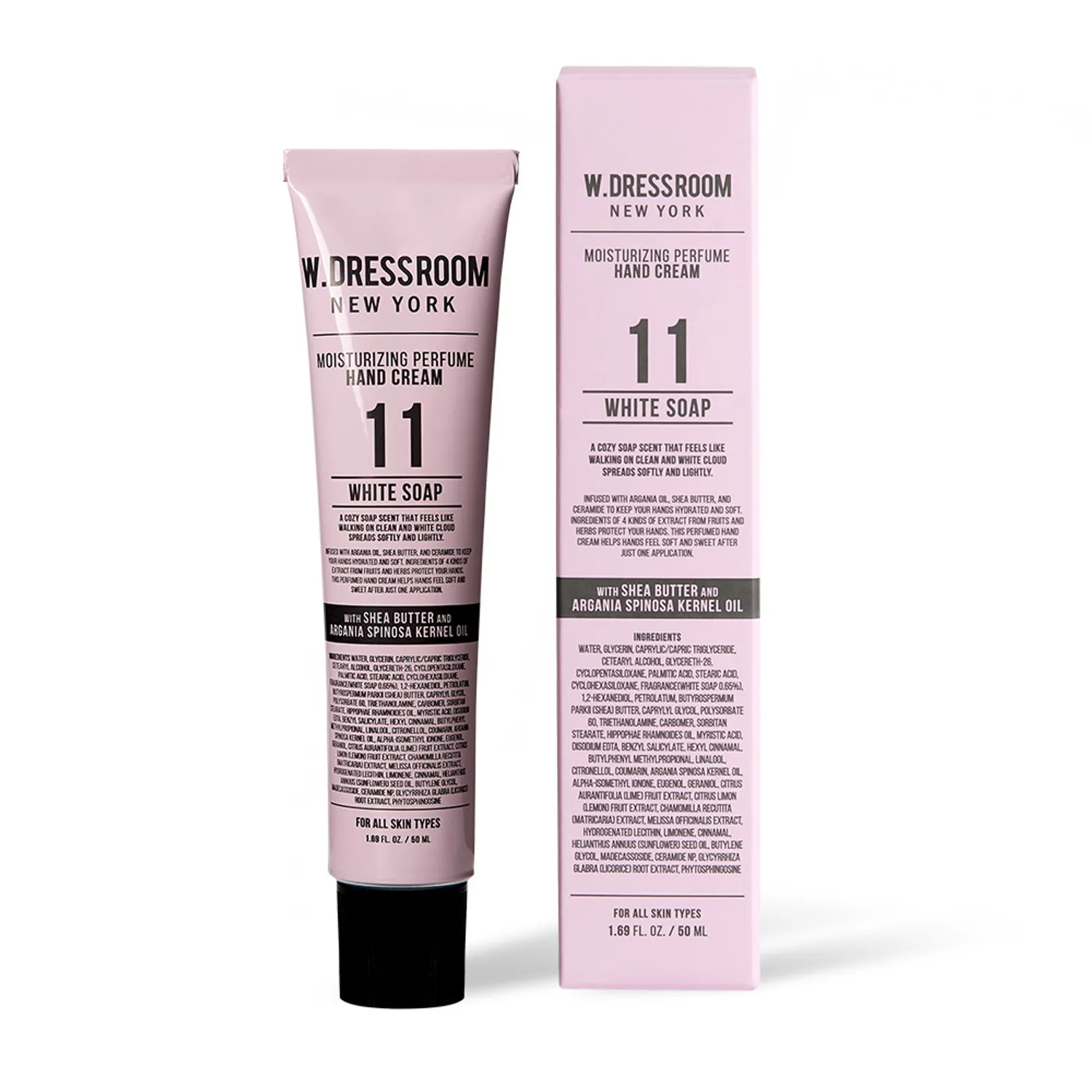 W.DRESSROOM Moisturizing Perfume Hand Cream 50g #11 White Soap