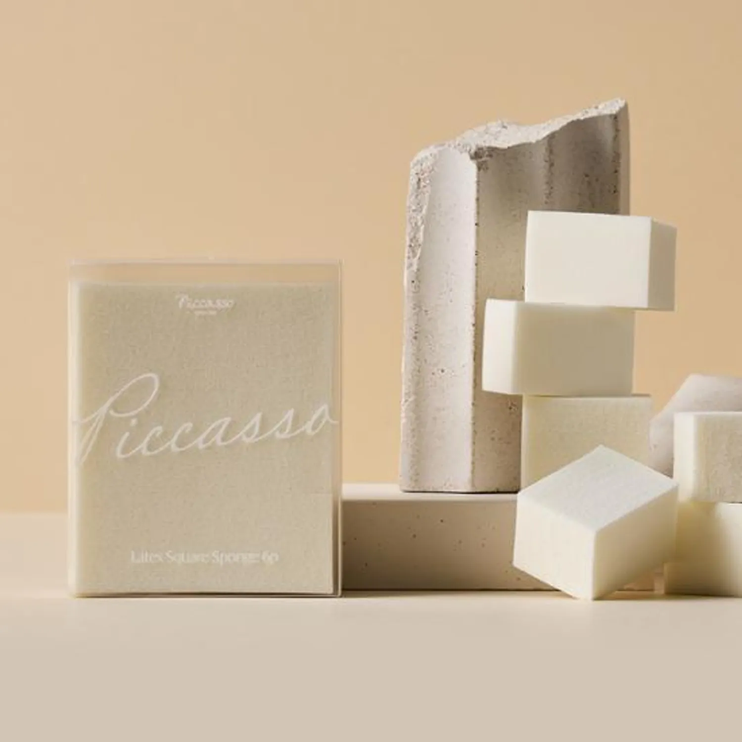 PICCASSO Latex Sponges Square 6P
