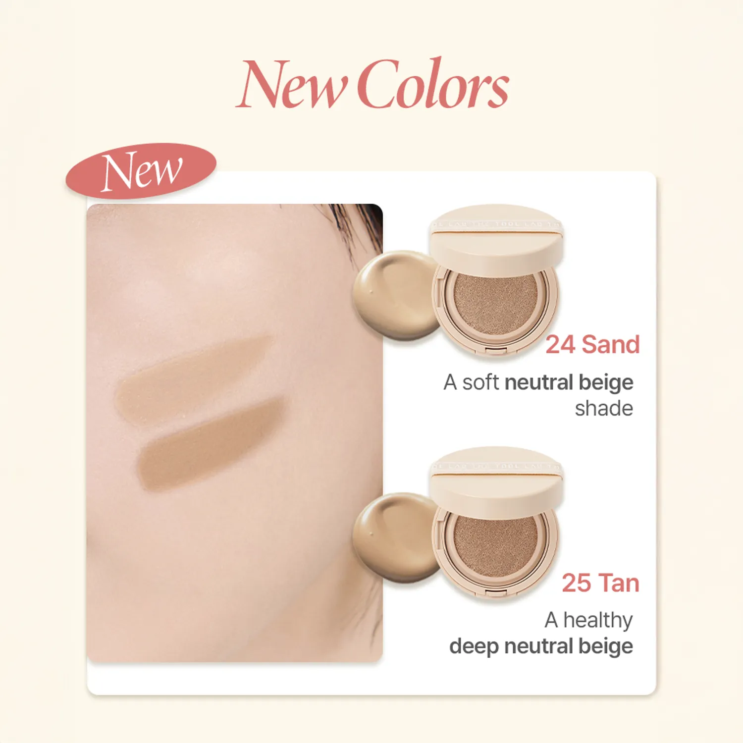 ★DEEP SHADE★ THE TOOL LAB Stamp Skin Fit Cushion #Glow [SINGLE]