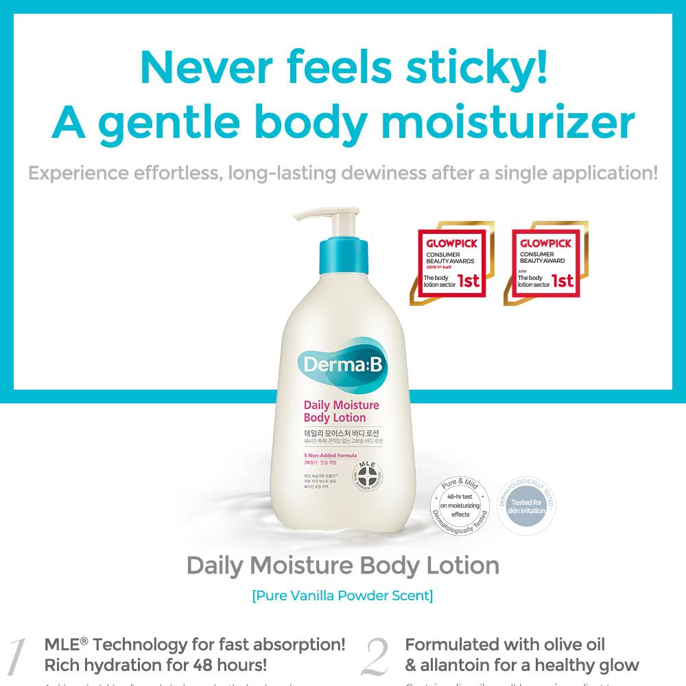 Derma B Daily Moisture Body Lotion 500ml
