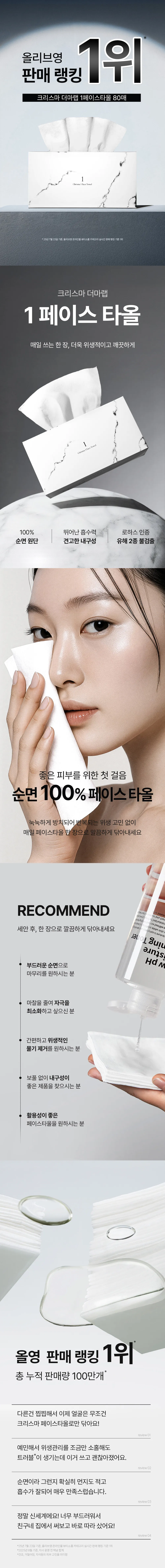 chrisma Face Towel 80 Sheets