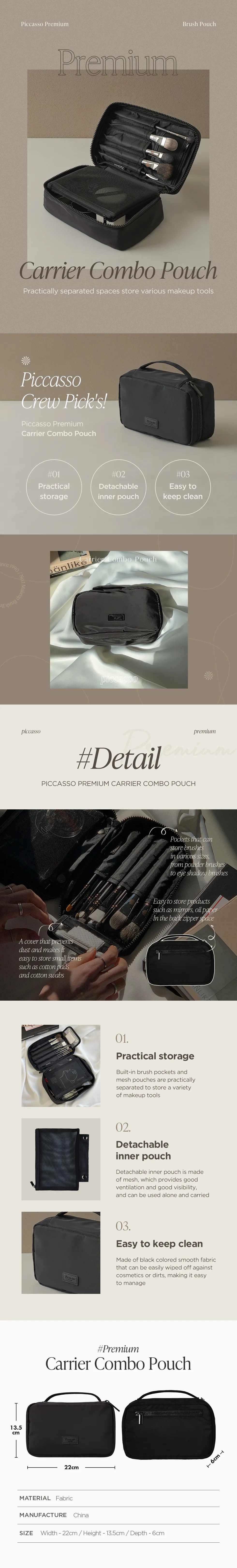 PICCASSO Carrier Combo Pouch