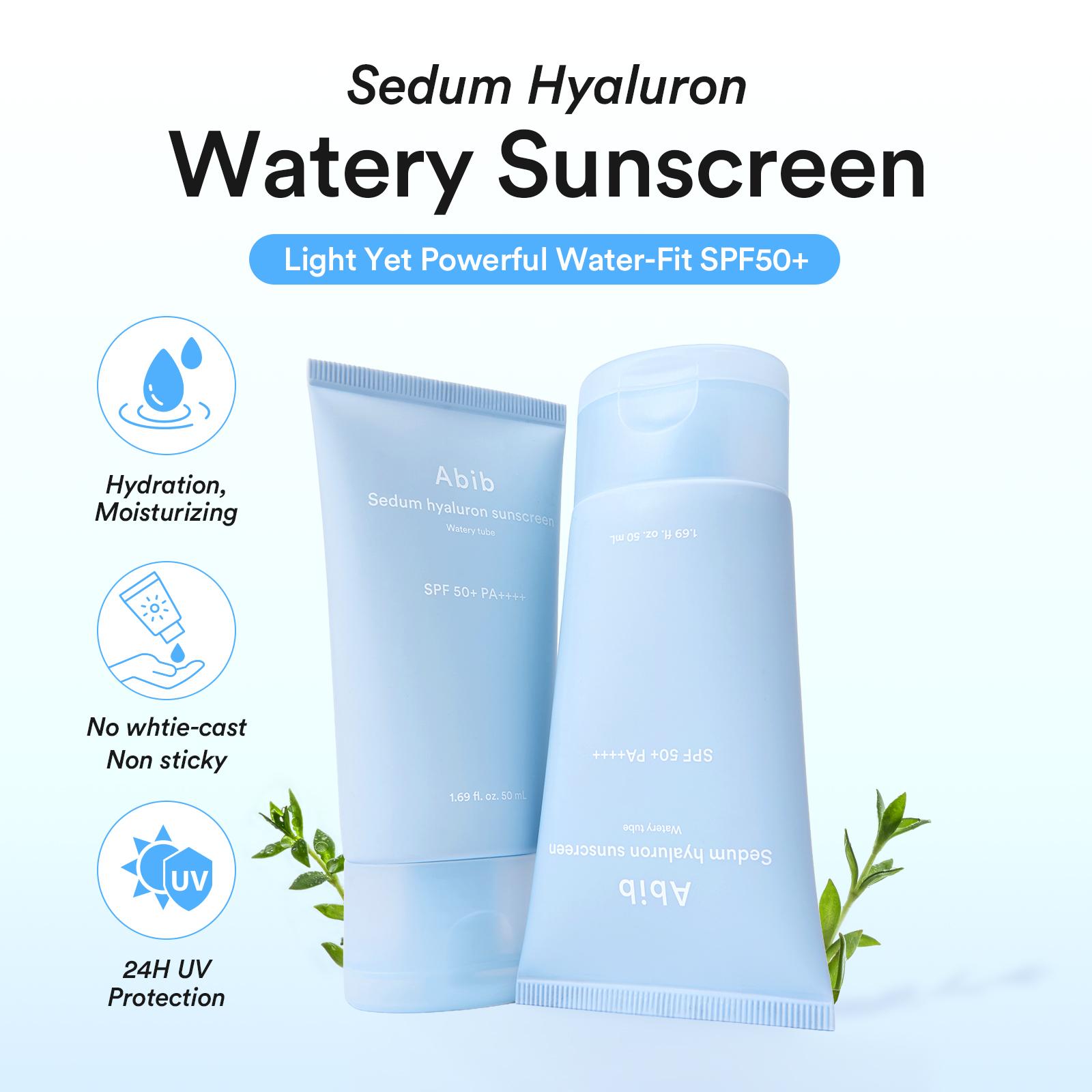 Abib Sedum Hyaluron Sunscreen Watery Tube 50ml