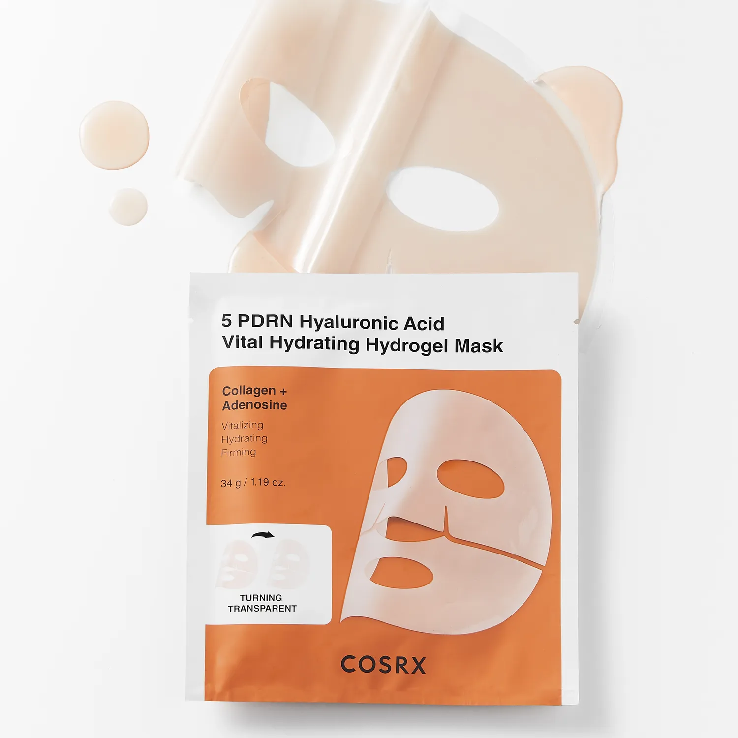 COSRX 5 PDRN Hyaluronic Acid Vital Hydrating Hydrogel Mask 1ea