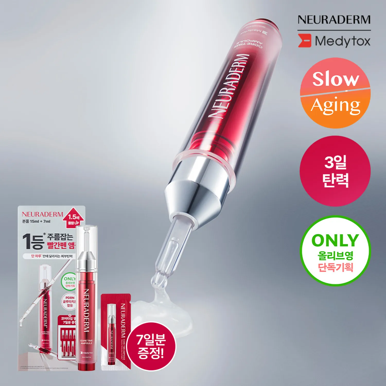 NEURADERM Medytox Core Time Ampoule 15ml Set (+7ml)