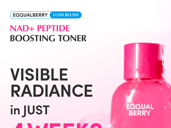 EQQUALBERRY NAD+ Peptide Boosting Toner 150ml