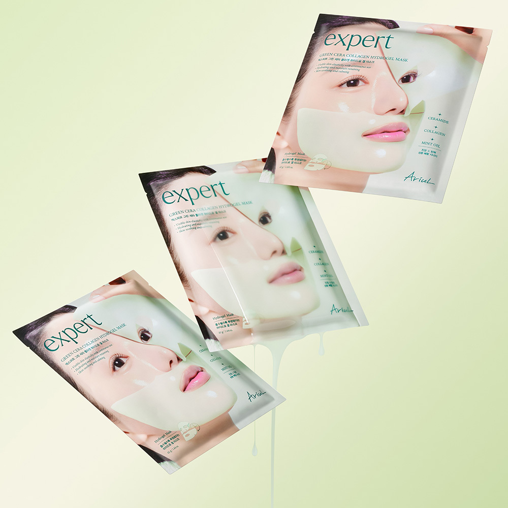 Ariul Expert Green Cera Collagen Hydrogel Mask 4ea