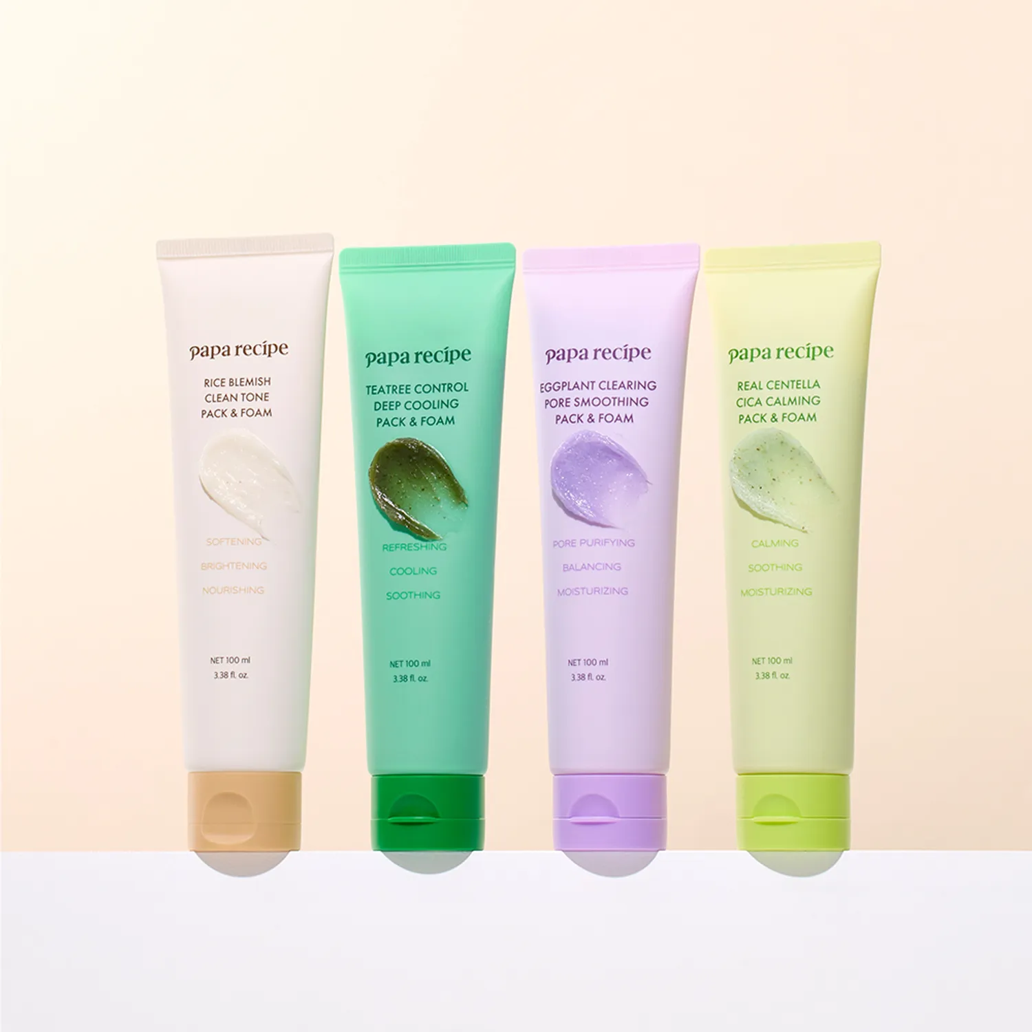papa recipe Gelato Pack Cleanser 100ml (4 options)