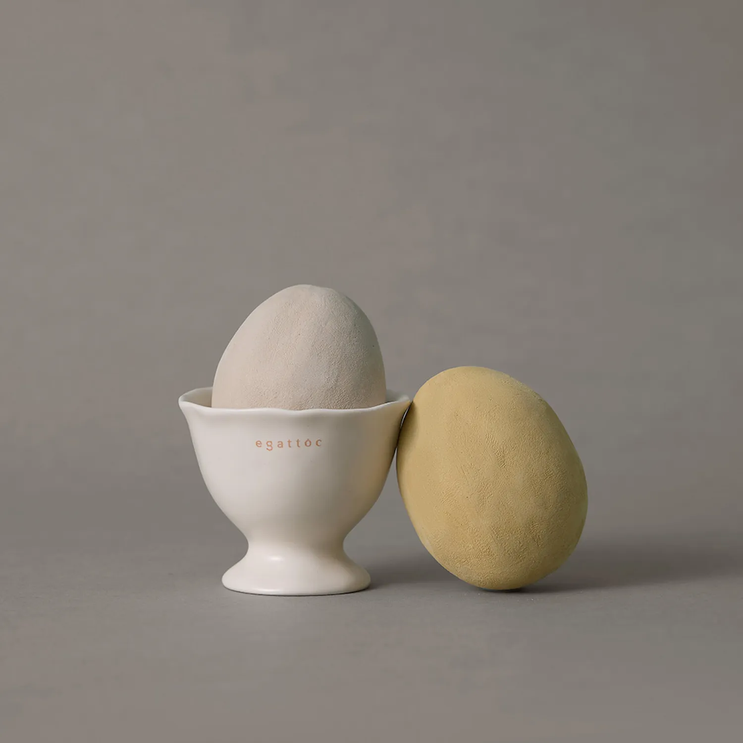 Egattoc Egg Tray Set (Egg Tray Small + Egg Stone 90g) (3 Options)