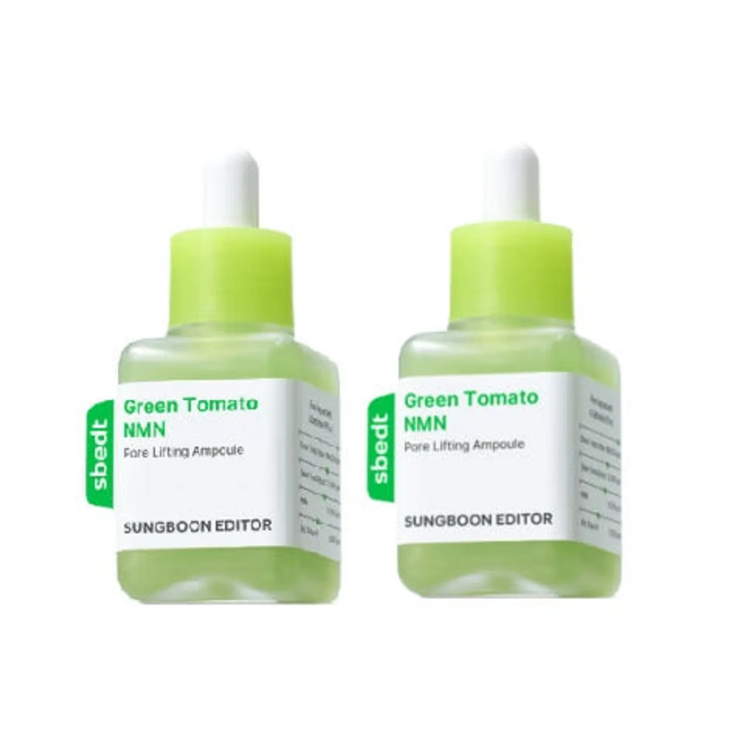 SUNGBOON EDITOR Green Tomato NMN Pore Lifting Amoule 40ml Double Pack
