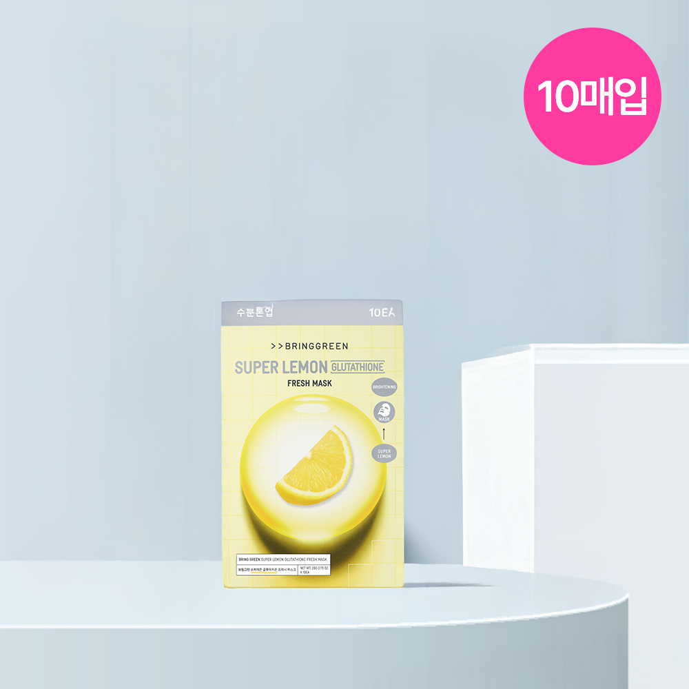 BRINGGREEN Fresh Mask Sheet 10ea [Super Lemon Glutathion]