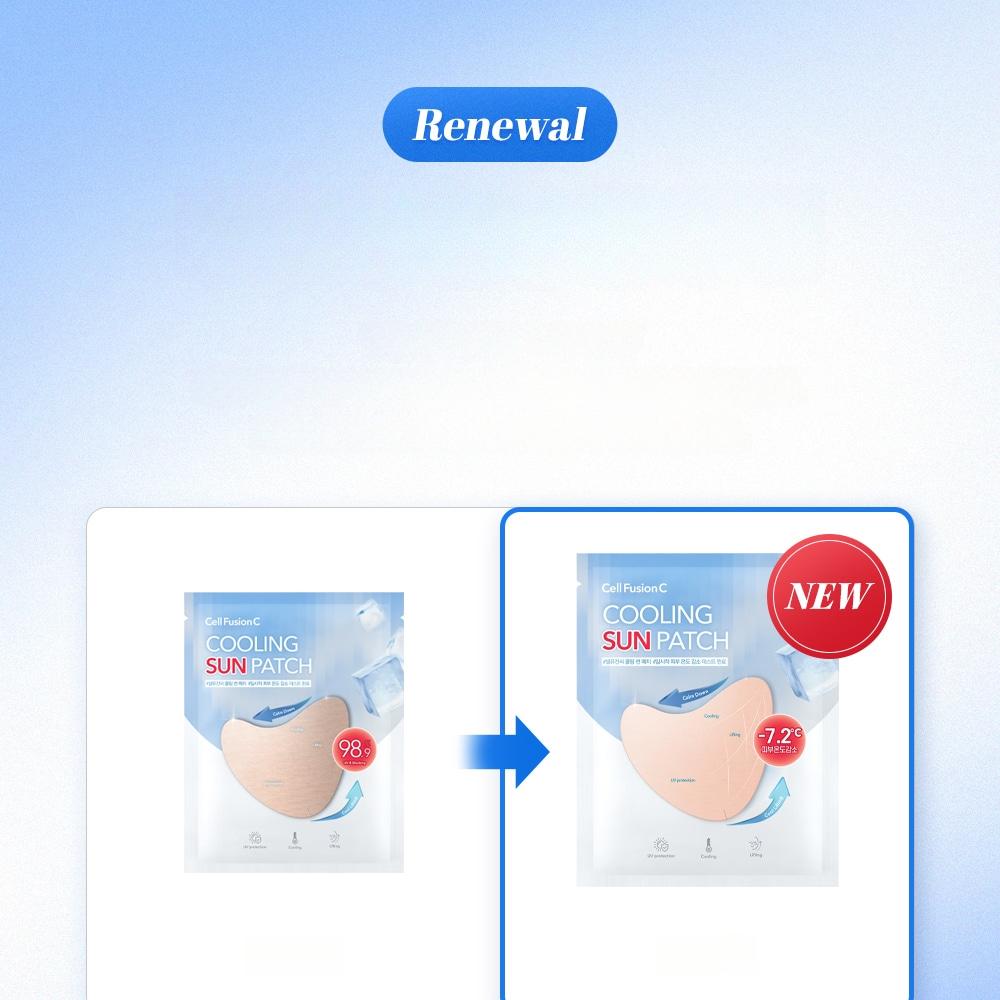 Cell Fusion C Cooling Sun Patch 4P