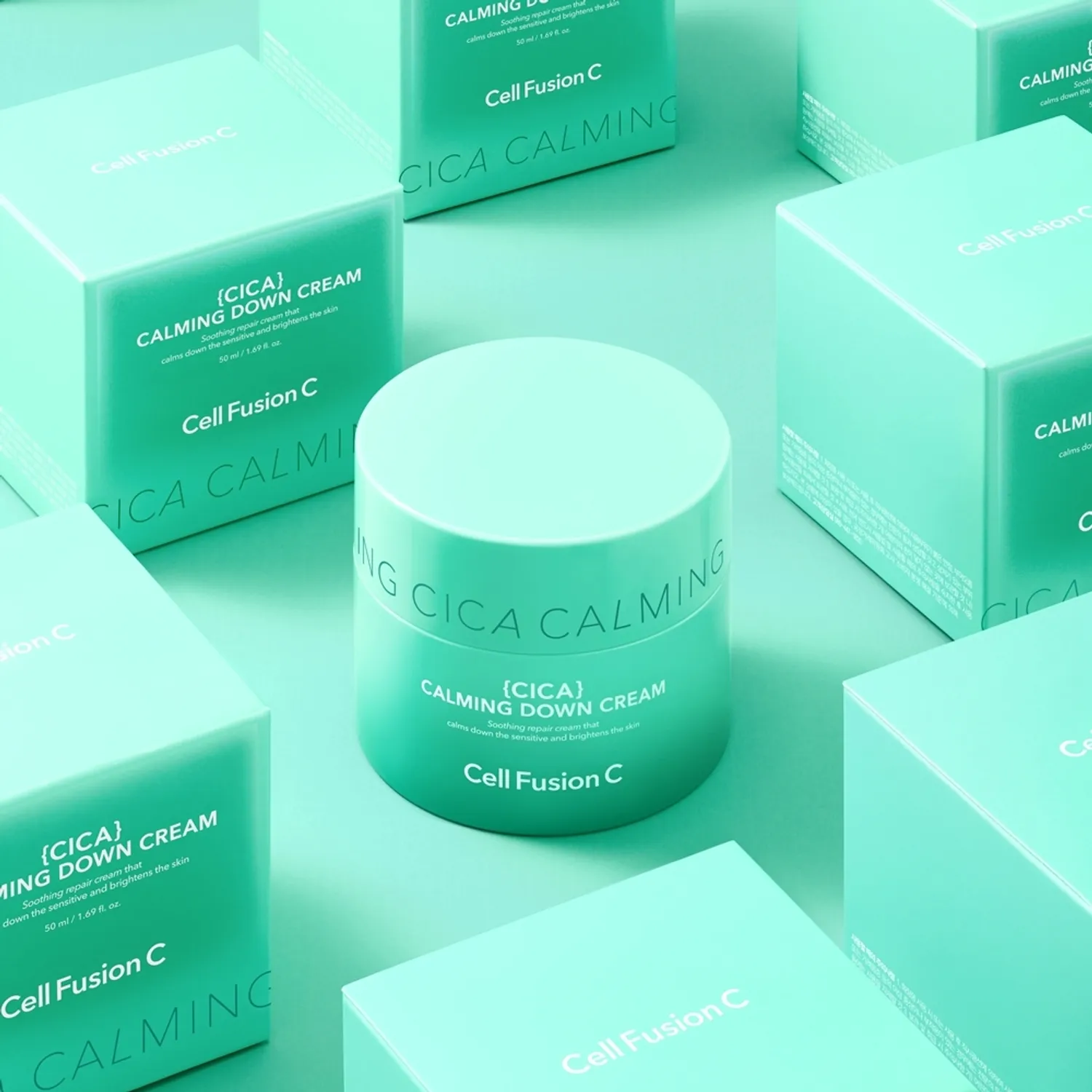 Cell Fusion C Post Alpha Cica Calming Down Cream 50ml Set (+Refill 50ml)
