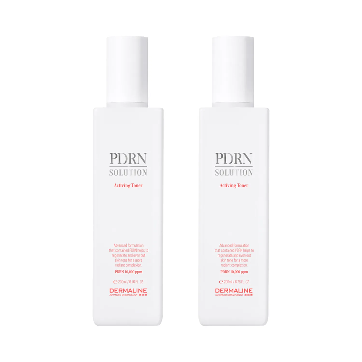 DERMALINE PDRN Solution Activing Toner 200ml Double Set
