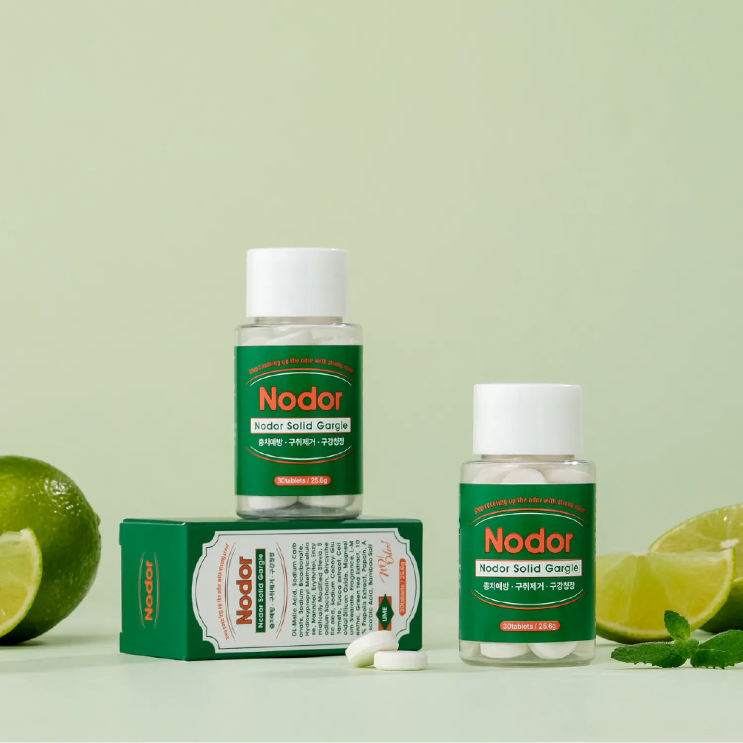 nodor Solid Gargle #Original 30 Tablets