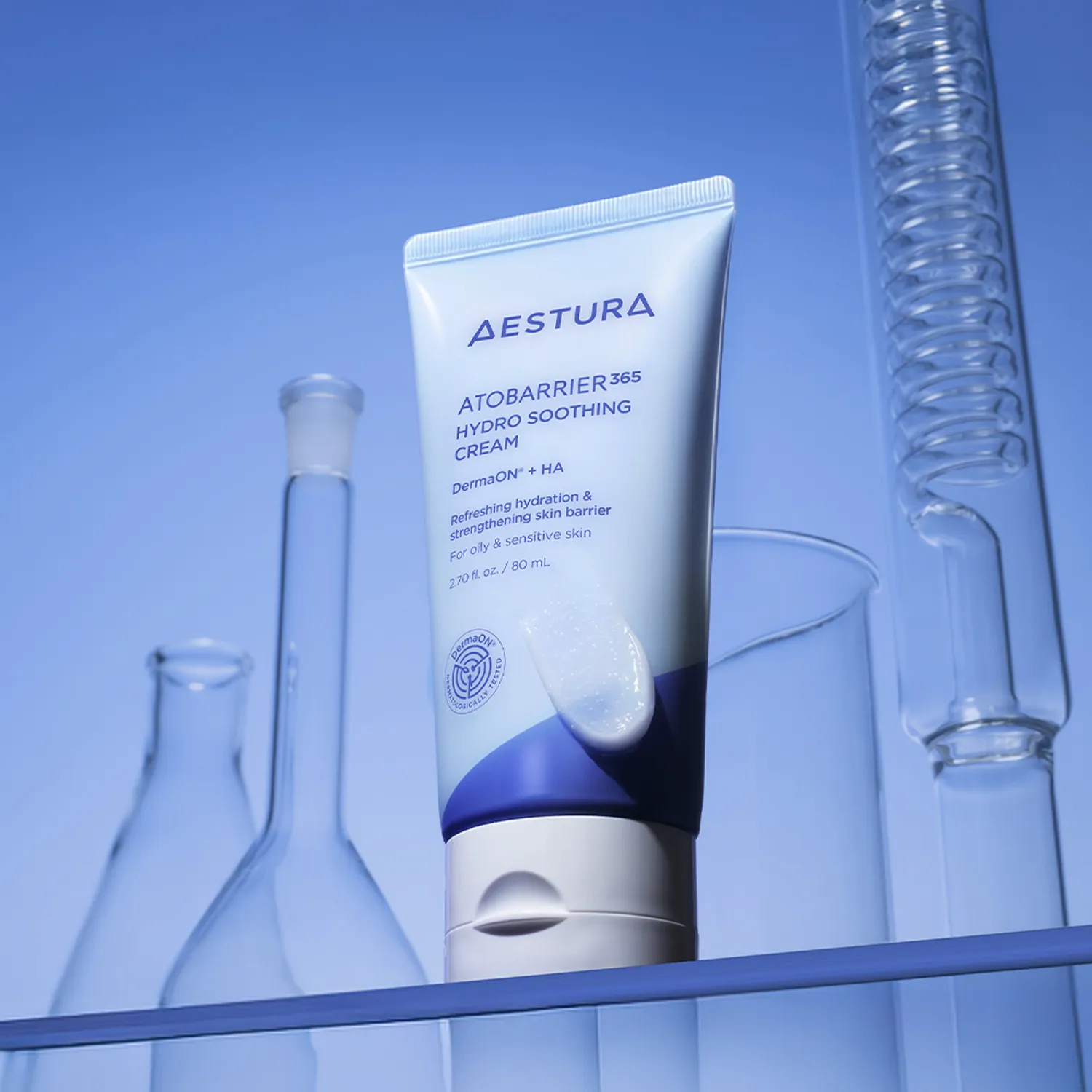 AESTURA Atobarrier 365 Hydro Soothing Cream 80ml Set (+Toner 25ml+Cleansing Foam 30g)