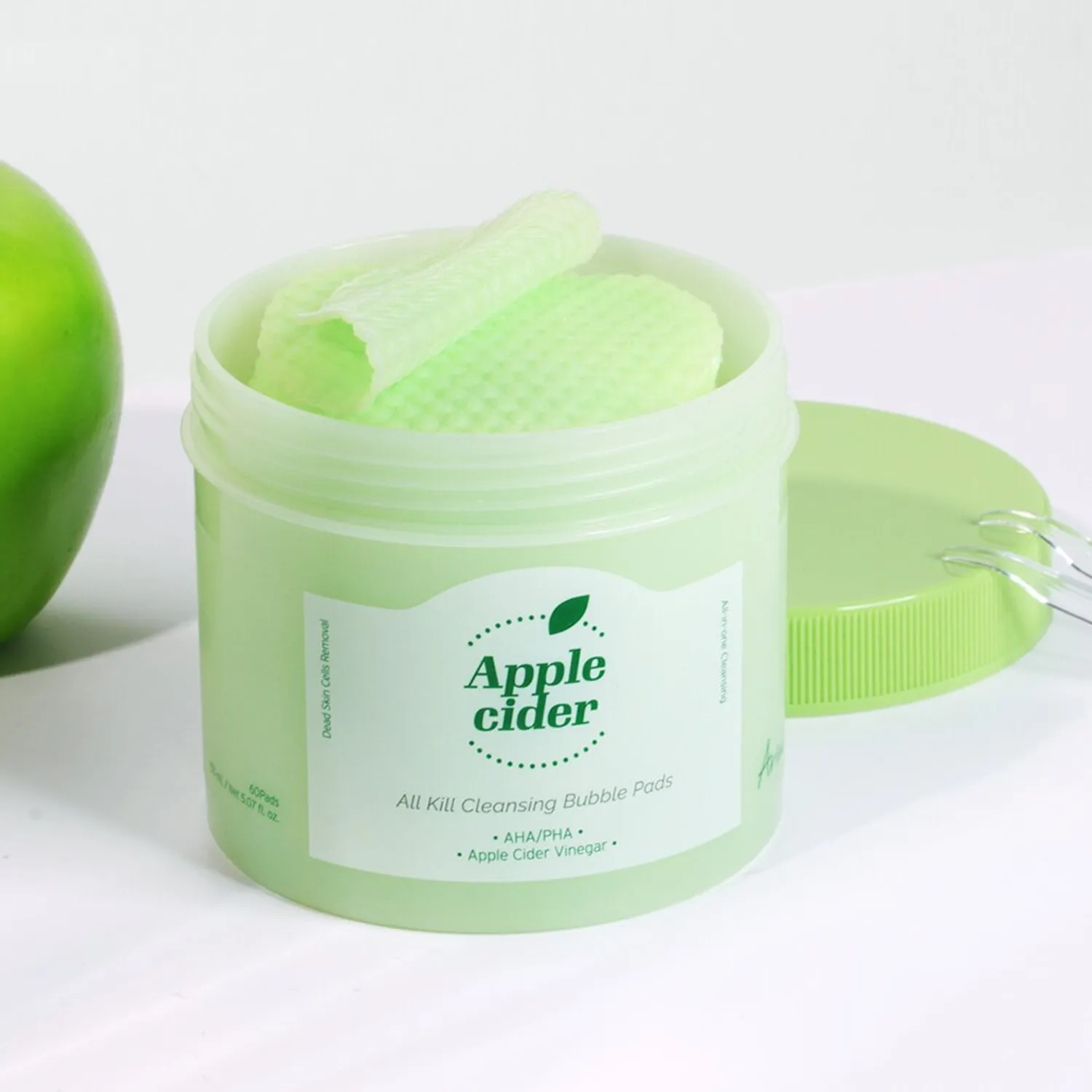 Ariul Apple Cider All Kill Cleansing Bubble Pads 60ea