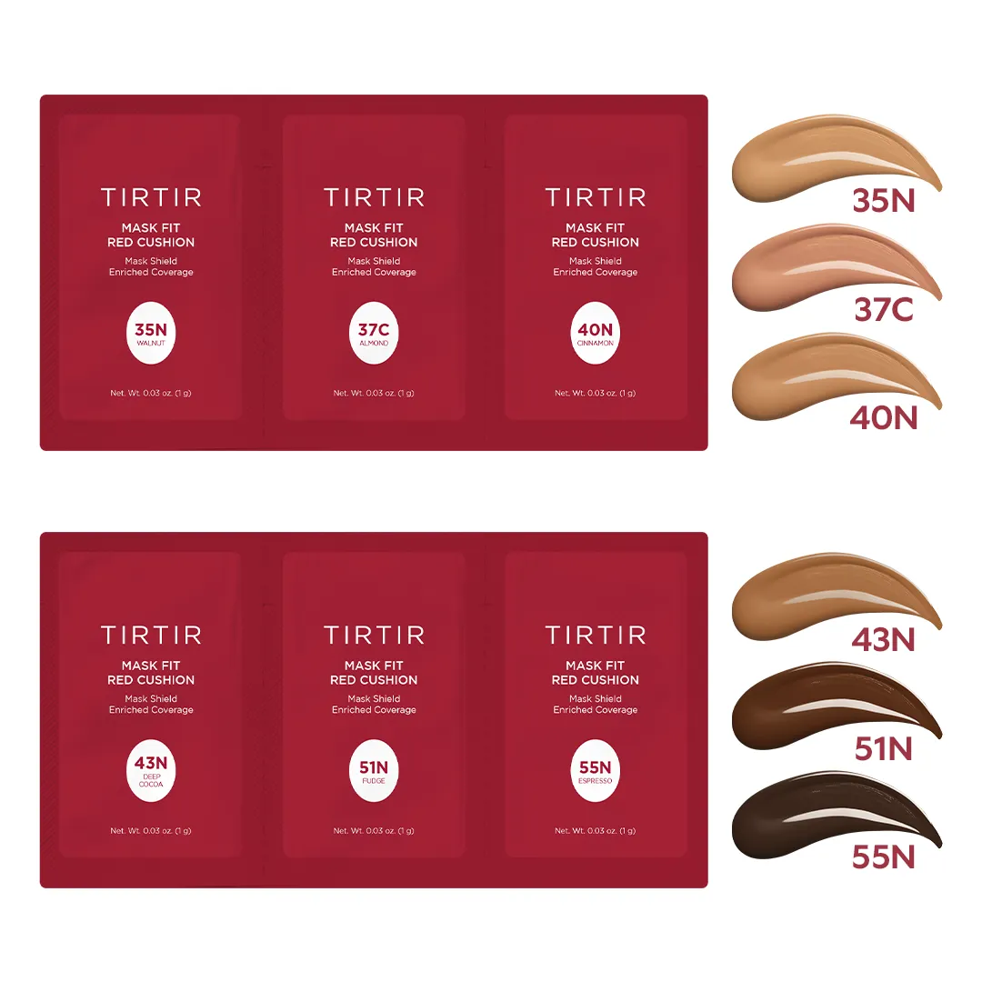 TIRTIR MASK FIT RED CUSHION 6 SHADE TRIAL KIT