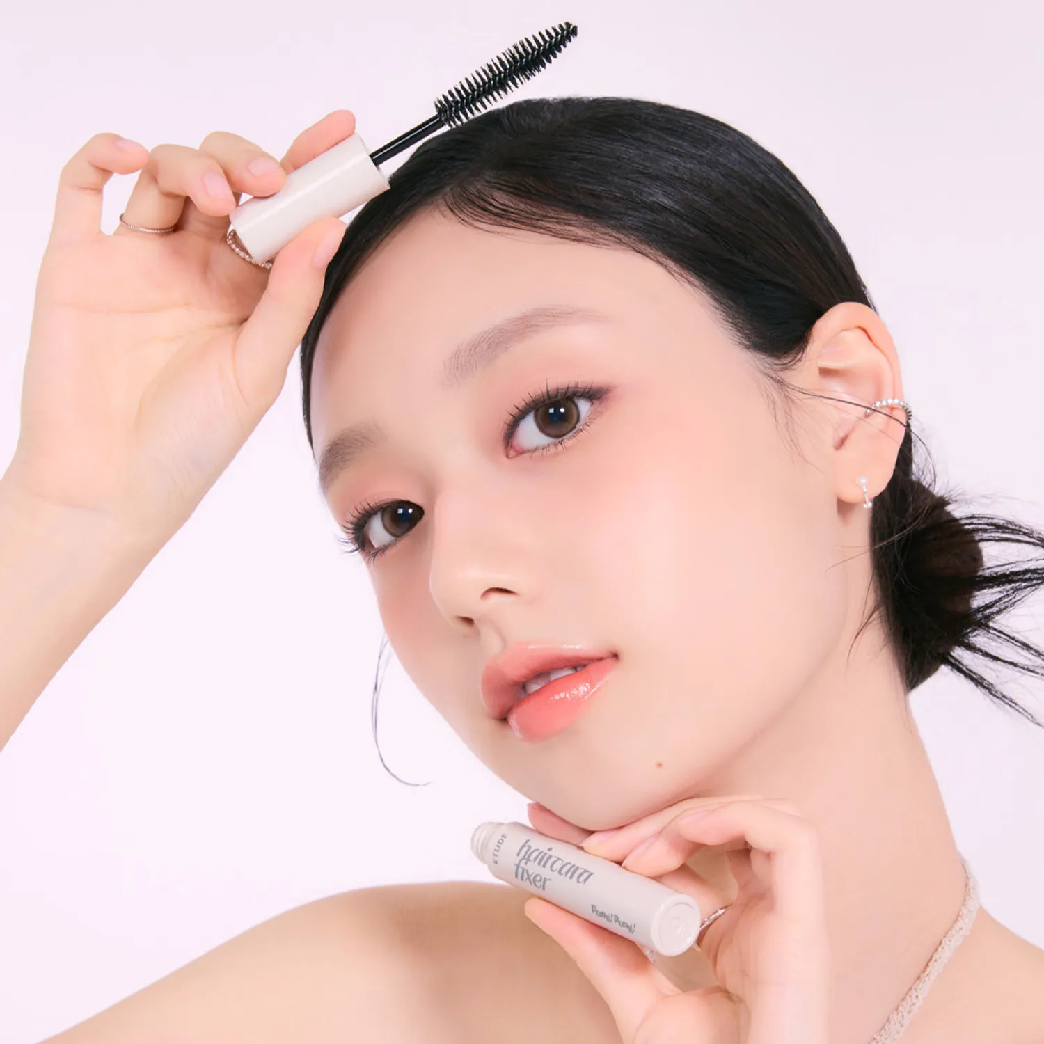 ETUDE Pang Pang Haircara Fixer 10ml Set (+Brush)