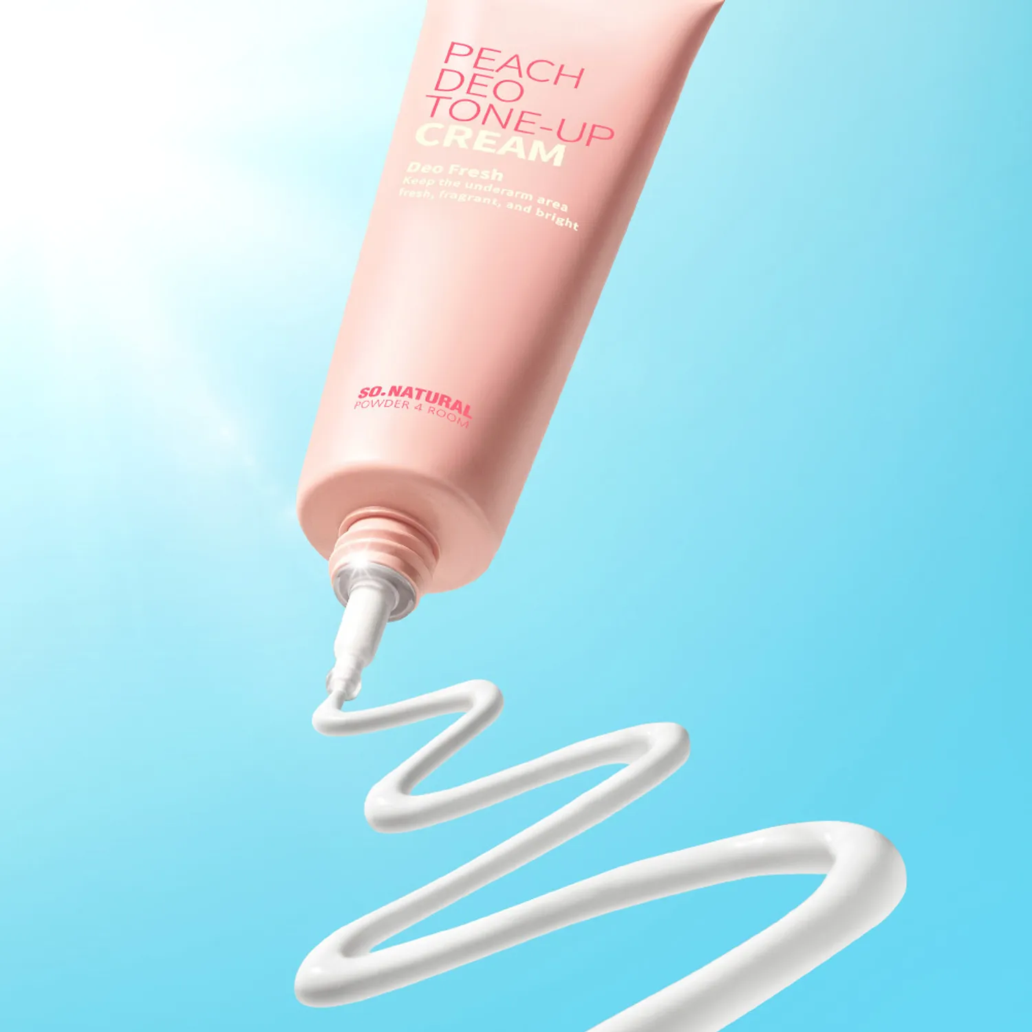[Powder-Fresh Body] so natural Peach Deo Tone-Up Cream 50ml